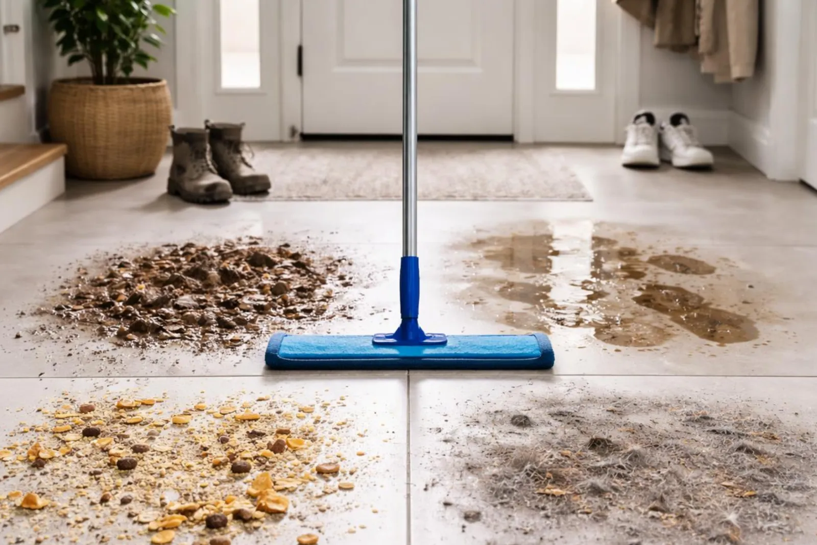Why White Residue Appears on Calgary Floors After Mopping